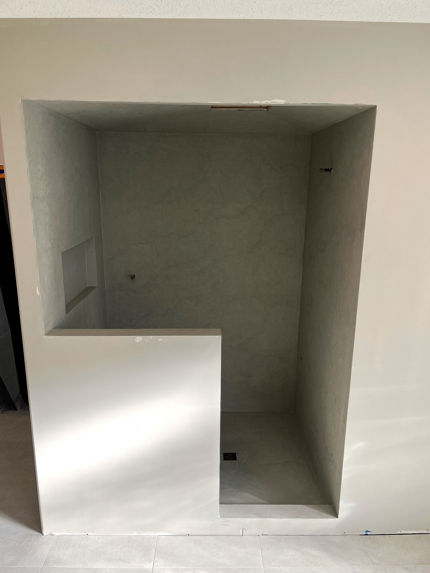 Monolithic Shower Partition